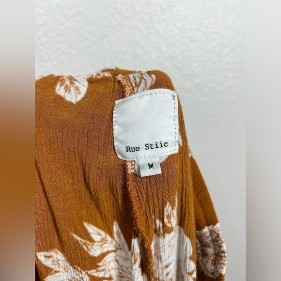 Rue Stiic Floral Bell Pant Size Medium - Picture 5 of 7